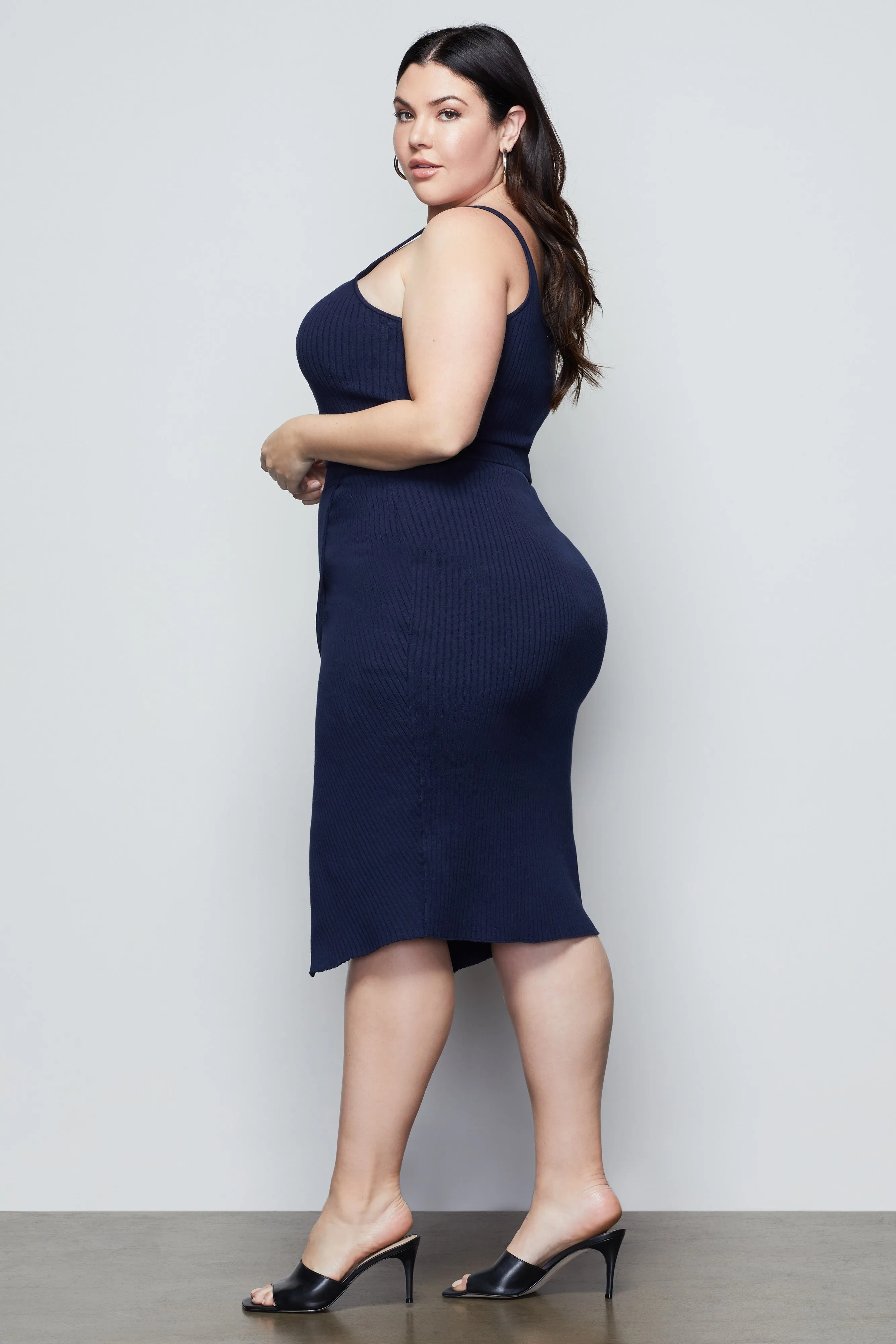 OFF SITE KNIT SKIRT | NAVY001