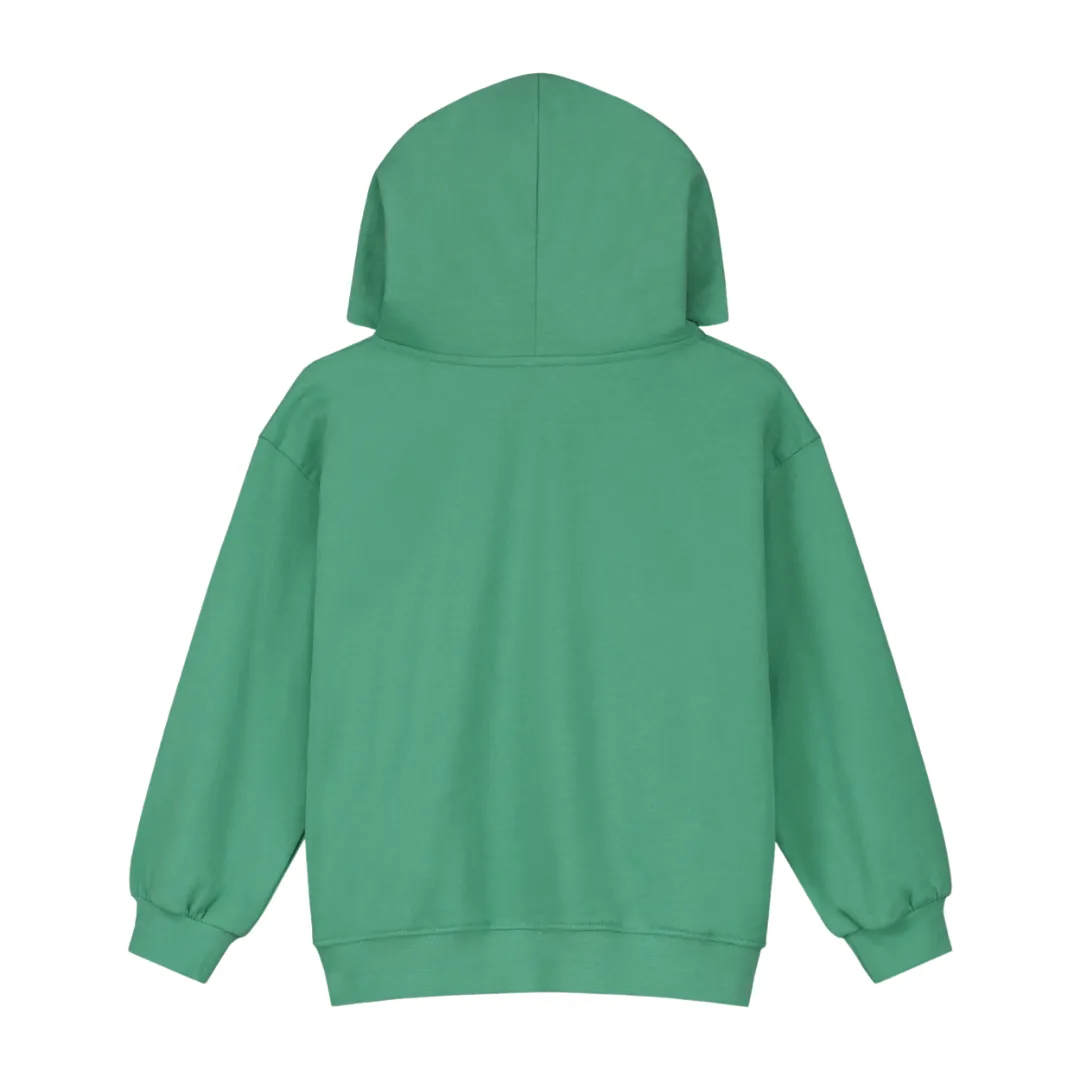 Organic Kapuzenpullover "Hoodie Bright Green", 3-4J