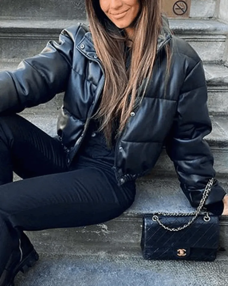 Puffer Jacket Pu Puffer Jacket