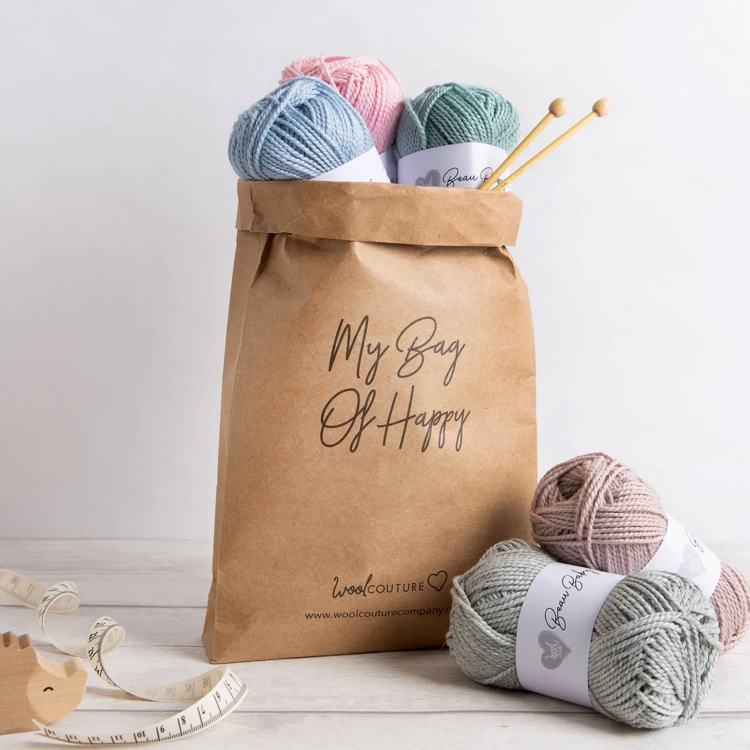 Ridged Baby Cardi Knitting Kit