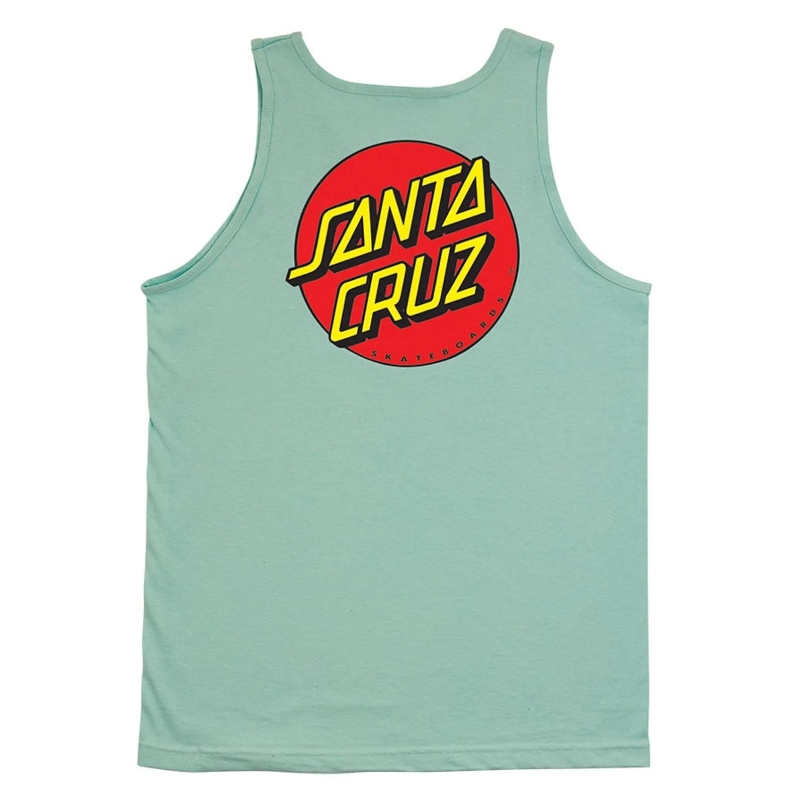 Santa Cruz Classic Dot Tank T-Shirt Celadon