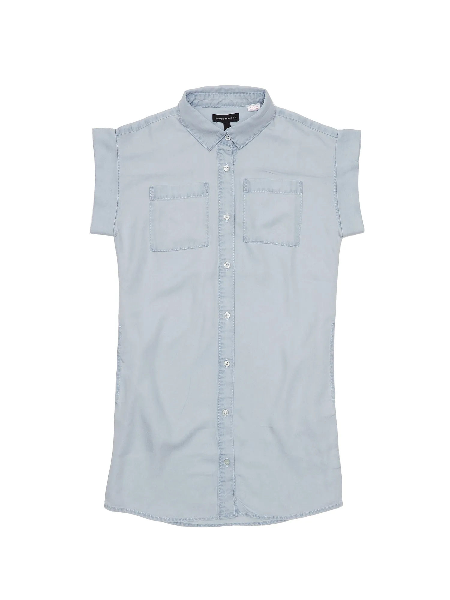 SILVER JEANS CO. - Girls Denim Shirt Dress