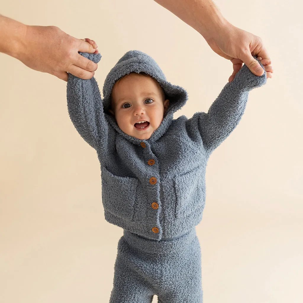 Slate Cuddle Hooded Cardigan