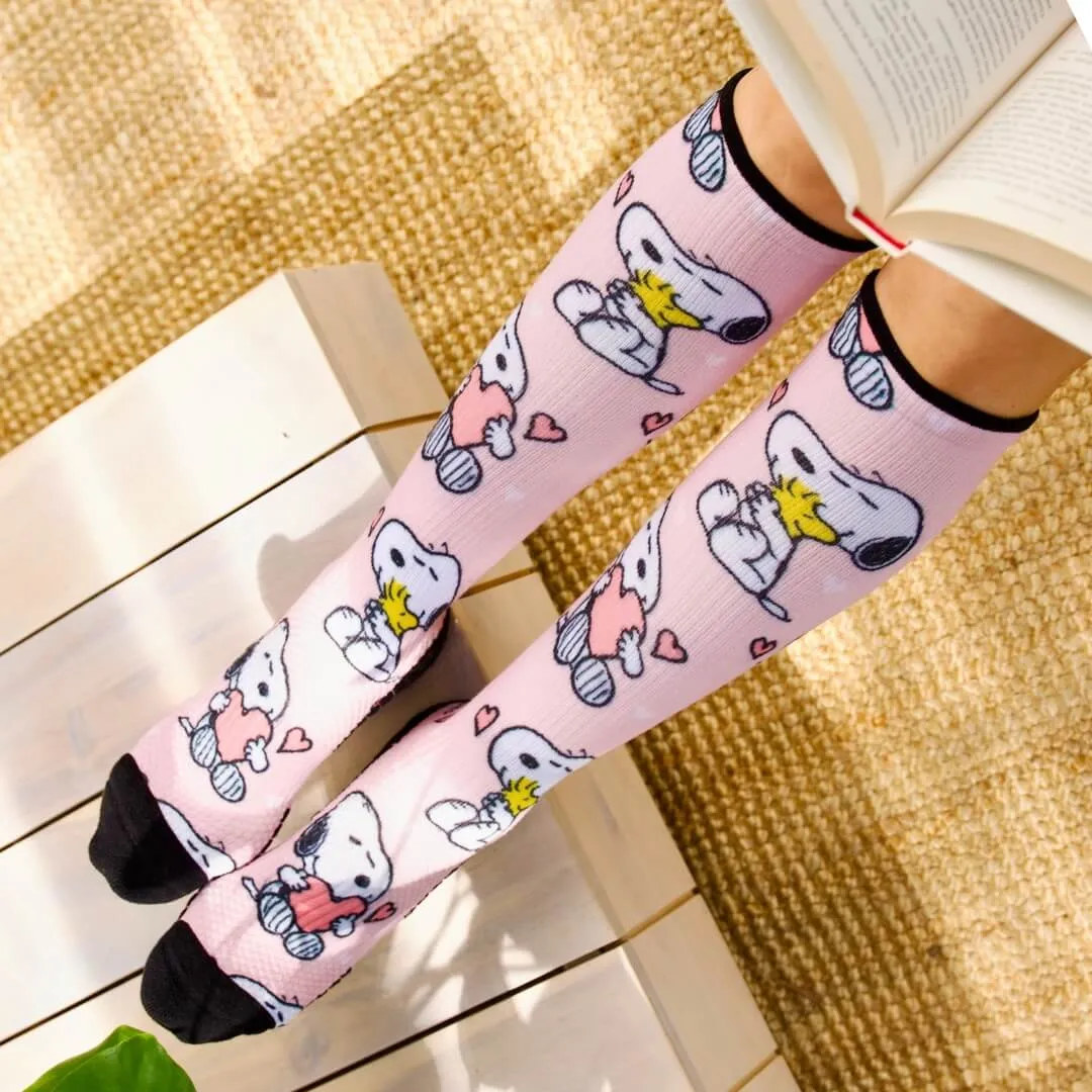 Snoopy Love Compression Socks