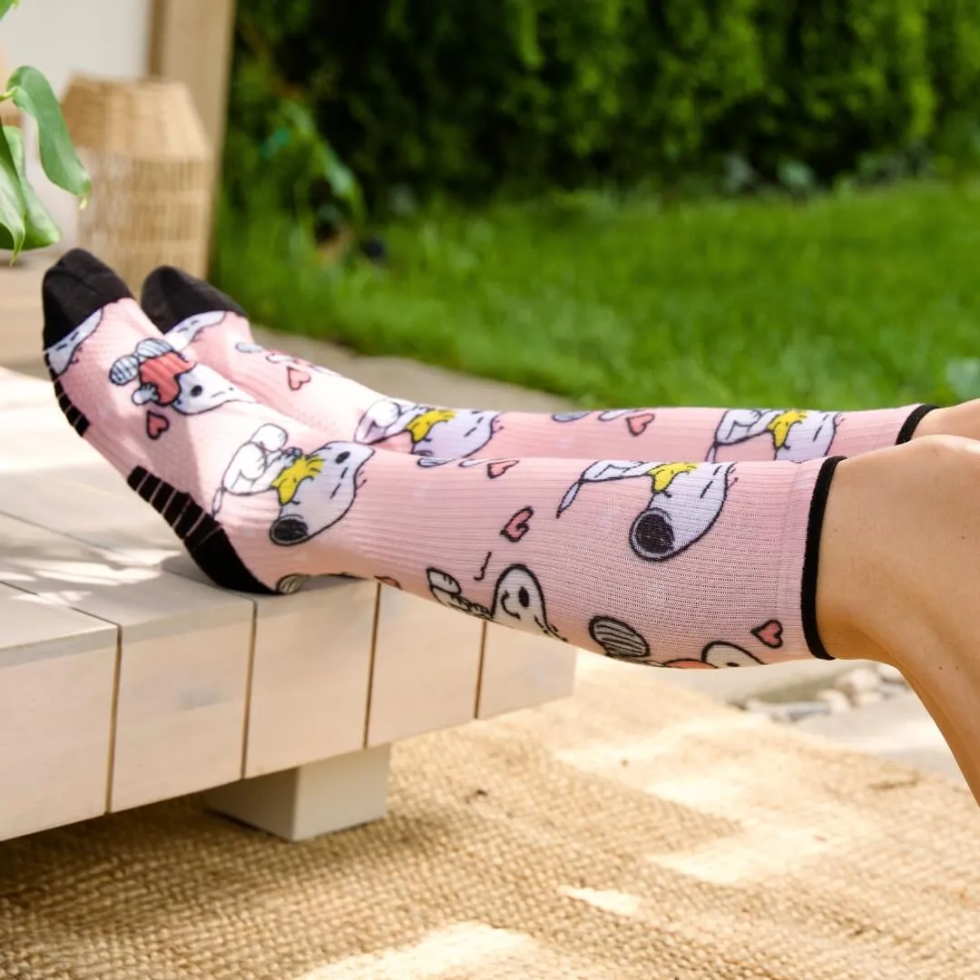 Snoopy Love Compression Socks