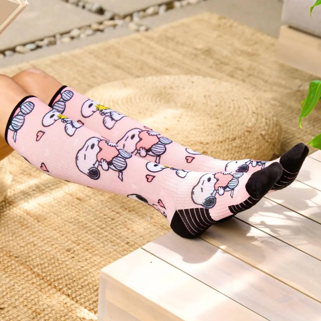 Snoopy Love Compression Socks