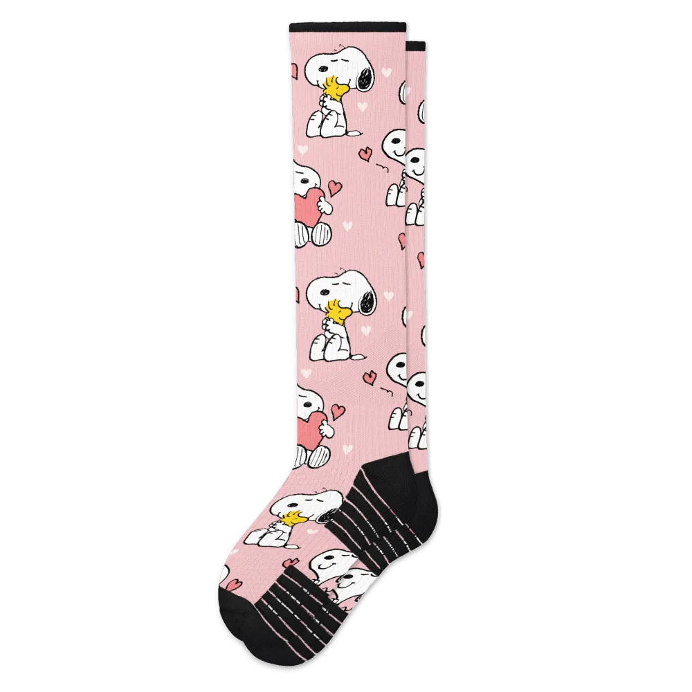 Snoopy Love Compression Socks