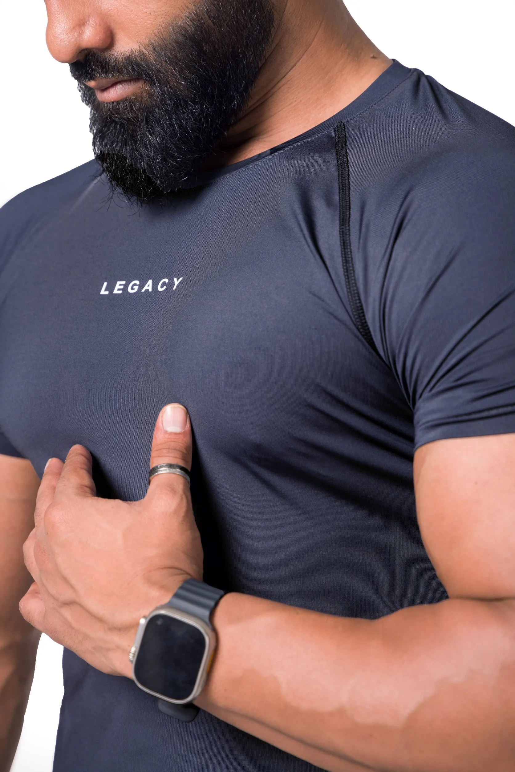 Superhero Compression Grey