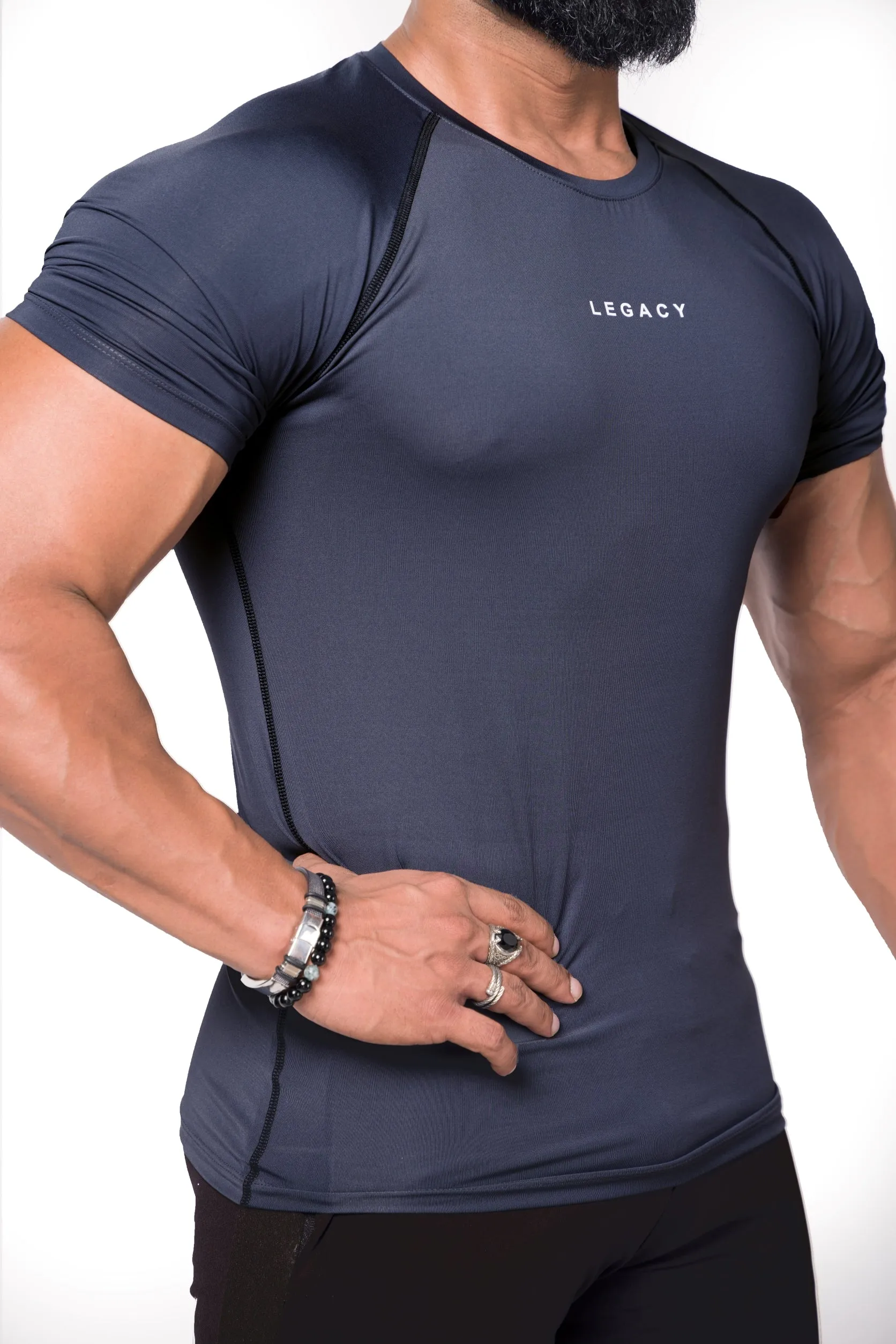 Superhero Compression Grey