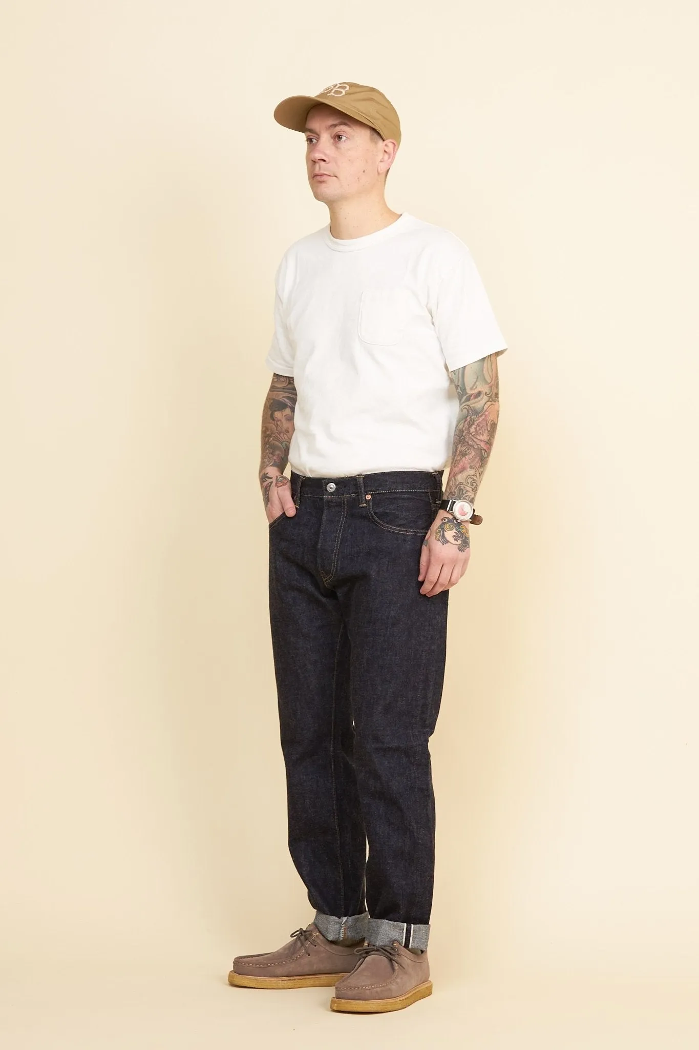 TCB Jeans Slim T 50's XX Medium Rise Slim-Tapered Denim - 13.5oz