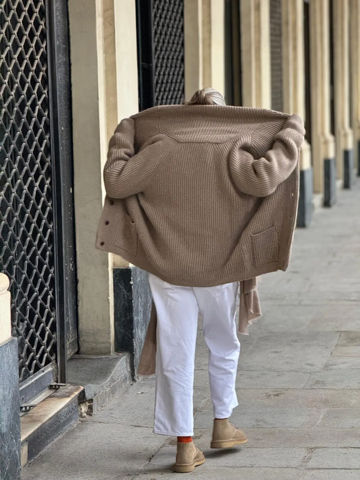 THE KENNEDY CARDIGAN | DARK NATURAL