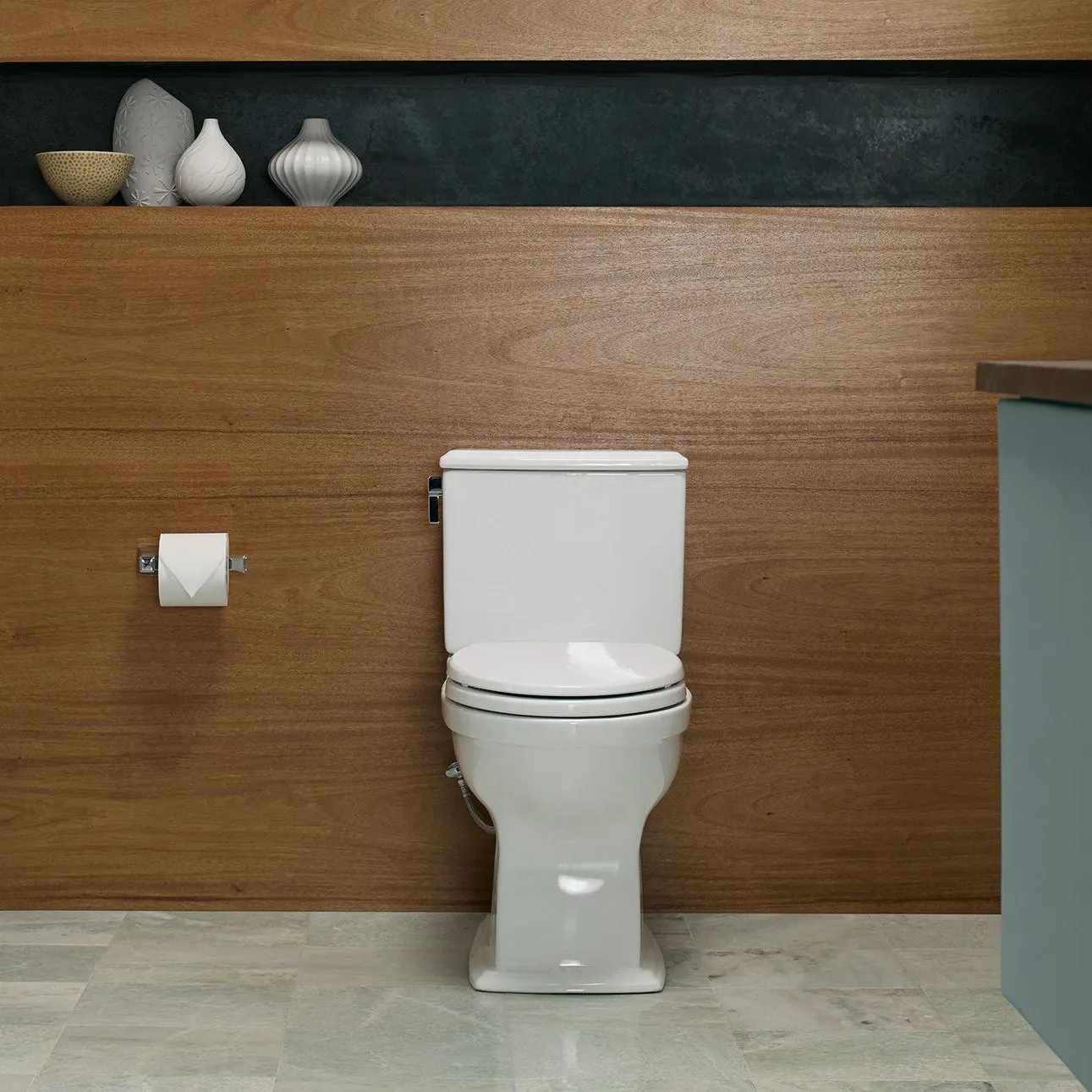 TOTO CST494CEMF#51 Connelly Two-Piece Dual-Max, Dual Flush Toilet, Ebony (Black)