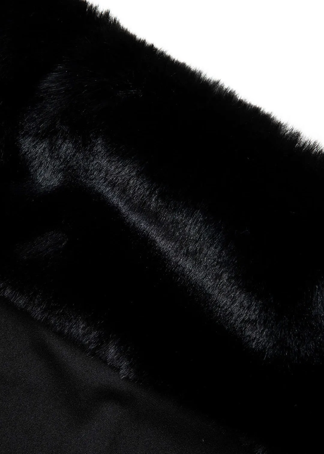 Triana Fuzzy Trim Mini Dress