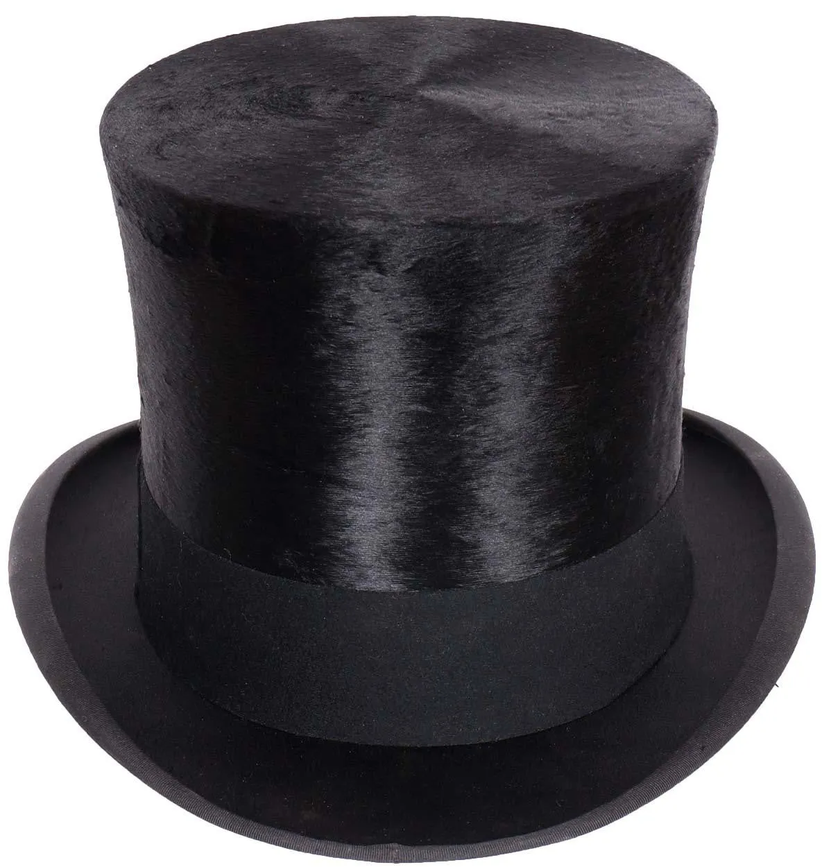 Vintage 1920s Silk Top Hat with Leather Case  - Henry Heath London - 7 1/4